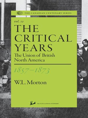 cover image of The Critical Years 1857-1873
